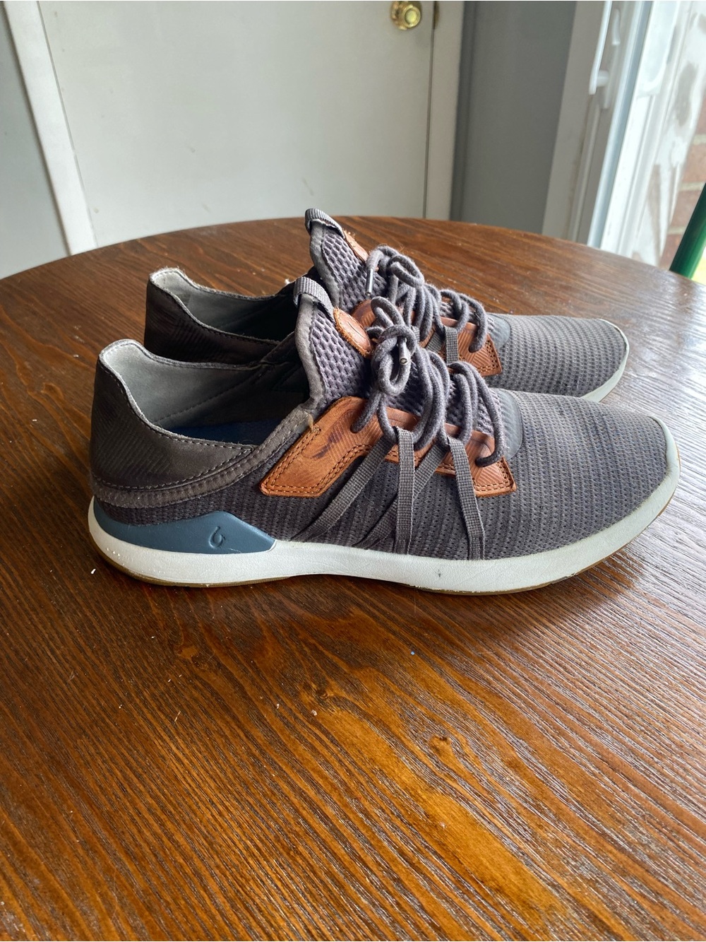 OluKai Men's Mio Lī sneakers Pavement‎ Vintage Indigo 9.5
